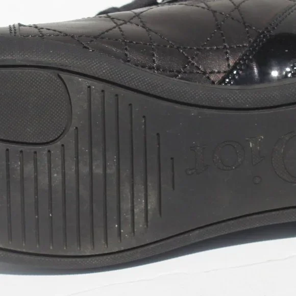 Black Christian Dior Sprint Basket High Top Shoes Sneakers Size 7 -SOLD - Picture 9 of 10